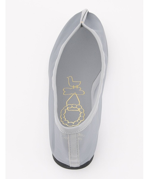 POU DOU DOU(プードゥドゥ)の「チュールチャイナシューズ(スリッポン・レディース・ブラック/ブルー/モカ・4/3)」の9枚目の写真