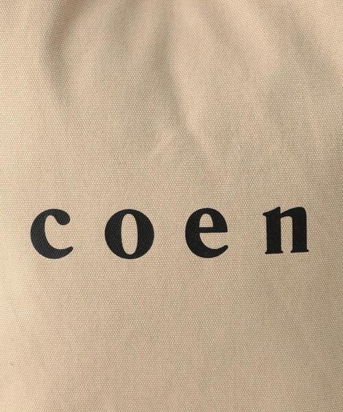 coen（コーエン）の「【限定カラー】coen2WAYロゴトートバッグSP（トートバッグ・レディース・ベージュ・FREE）」の10枚目の写真