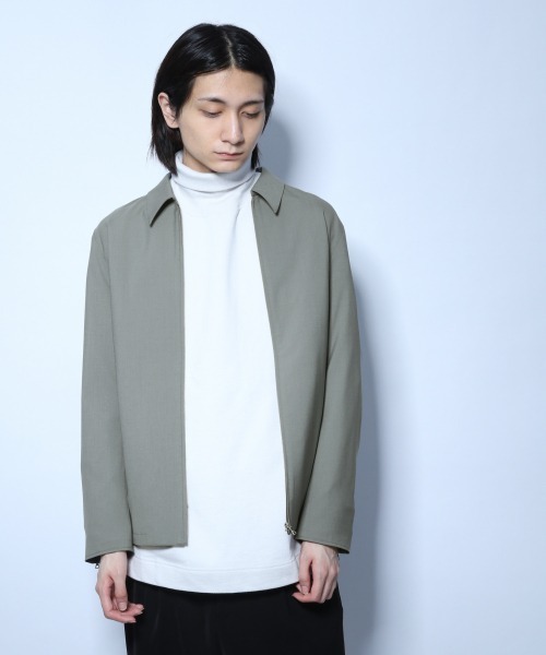 HARE（ハレ）の「TWスリムZIPブルゾン(HARE)（ブルゾン・メンズ・ブラック/グリーン/ベージュ系その他・SMALL/MEDIUM）」の12枚目の写真