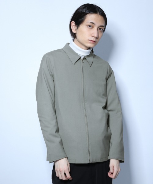HARE（ハレ）の「TWスリムZIPブルゾン(HARE)（ブルゾン・メンズ・ブラック/グリーン/ベージュ系その他・SMALL/MEDIUM）」の17枚目の写真