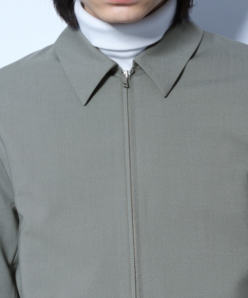 HARE（ハレ）の「TWスリムZIPブルゾン(HARE)（ブルゾン・メンズ・ブラック/グリーン/ベージュ系その他・SMALL/MEDIUM）」の11枚目の写真