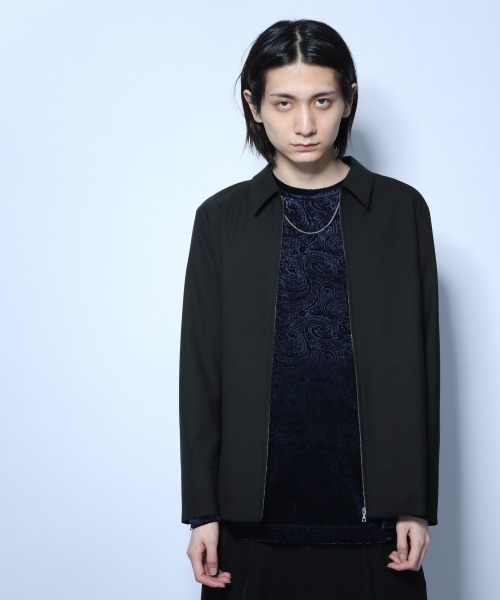 HARE（ハレ）の「TWスリムZIPブルゾン(HARE)（ブルゾン・メンズ・ブラック/グリーン/ベージュ系その他・SMALL/MEDIUM）」の8枚目の写真