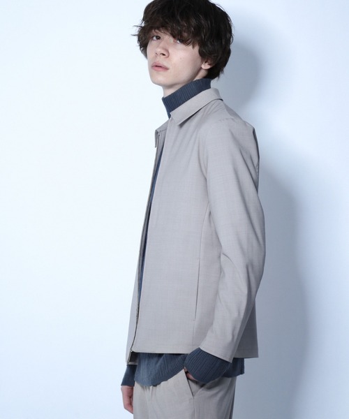 HARE（ハレ）の「TWスリムZIPブルゾン(HARE)（ブルゾン・メンズ・ブラック/グリーン/ベージュ系その他・SMALL/MEDIUM）」の19枚目の写真