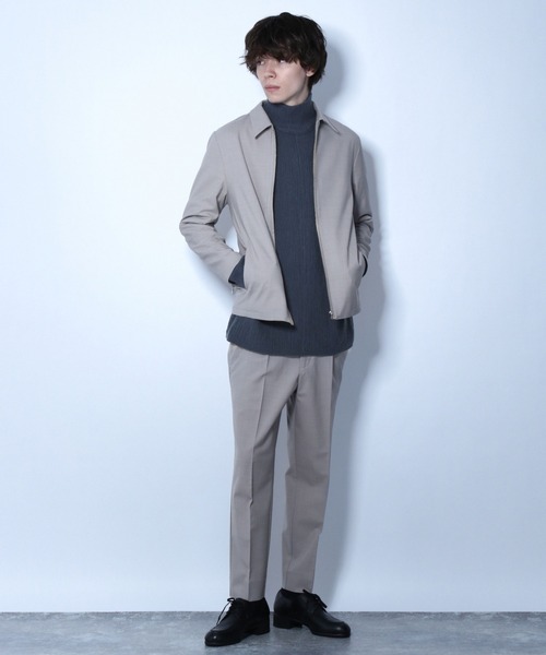 HARE（ハレ）の「TWスリムZIPブルゾン(HARE)（ブルゾン・メンズ・ブラック/グリーン/ベージュ系その他・SMALL/MEDIUM）」の20枚目の写真