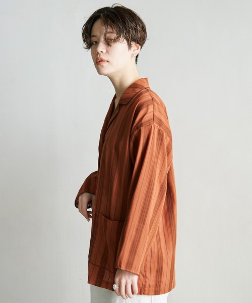 cardo fabrica（カルドファブリカ）の「*ドビーストライプシャツ  