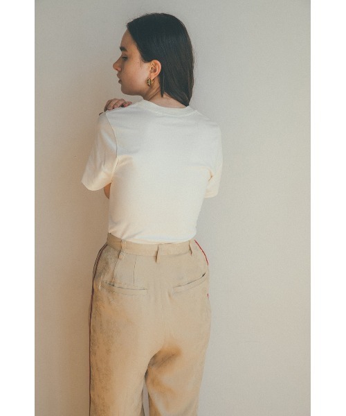 CLANE（クラネ）の「SCOOP SLEEVE COMPACT TOPS（Tシャツ/カットソー
