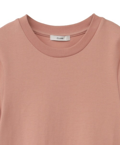 CLANE（クラネ）の「SCOOP SLEEVE COMPACT TOPS（Tシャツ/カットソー