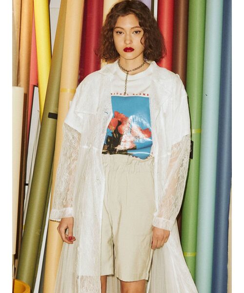 jouetie(ジュエティ)の「カラーフォトBIG Tシャツ(Tシャツ/カットソー・レディース・ブラック/オフホワイト/イエロー・MEDIUM)」の10枚目の写真