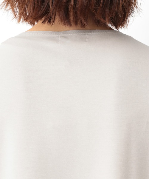 LEPSIM(レプシィム)の「キナガシハオリコート 934809(ノーカラーコート・レディース・ブラック/グレイッシュベージュ/ライトカーキ・FREE/TALL)」の11枚目の写真