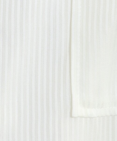 JET（ジェット）の「◆【ウォッシャブル】シアーストライプシャツ（シャツ/ブラウス・レディース・ホワイト系3/ネイビー系2/ライトイエロー系3・04）」の17枚目の写真