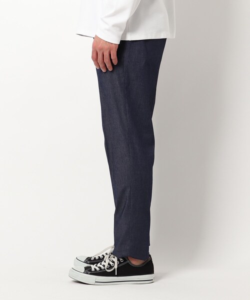 THE SHOP TK (ザ ショップ ティーケー )の「◆エバーデニムパンツ(スーツパンツ・メンズ・ネイビー・02/01/04/03)」の2枚目の写真