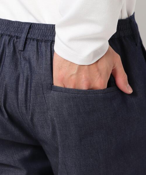 THE SHOP TK (ザ ショップ ティーケー )の「◆エバーデニムパンツ(スーツパンツ・メンズ・ネイビー・02/01/04/03)」の9枚目の写真