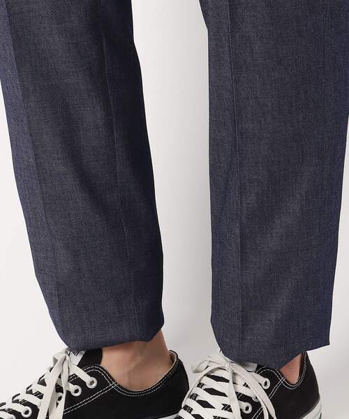 THE SHOP TK (ザ ショップ ティーケー )の「◆エバーデニムパンツ(スーツパンツ・メンズ・ネイビー・02/01/04/03)」の3枚目の写真