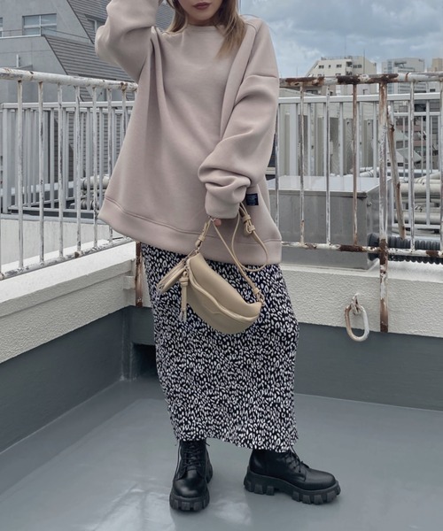 LVEU.（ラブユ.）の「One shoulder mini pouch bag / ワンショルダーミニポーチバッグ（ボディバッグ/ウエストポーチ・レディース・ブラック/ベージュ・FREE）」の17枚目の写真