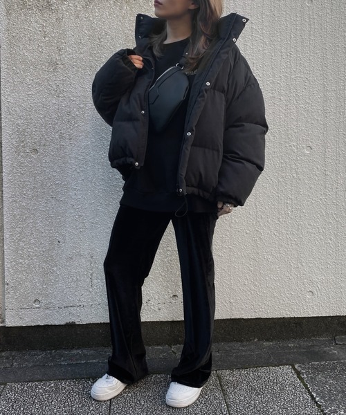 LVEU.（ラブユ.）の「One shoulder mini pouch bag / ワンショルダーミニポーチバッグ（ボディバッグ/ウエストポーチ・レディース・ブラック/ベージュ・FREE）」の18枚目の写真