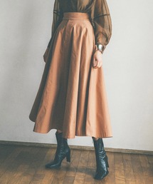【CLANE/クラネ】CHAMBRAY CIRCULAR ロングスカート