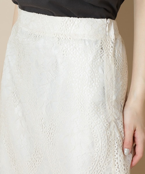 N.（N. Natural Beauty Basic）（エヌエヌナチュラルビューティーベーシック）の「【S Size Line】クロシェレーススカート（スカート・レディース・グレー/ベージュ/ホワイト・MEDIUM/SMALL）」の18枚目の写真