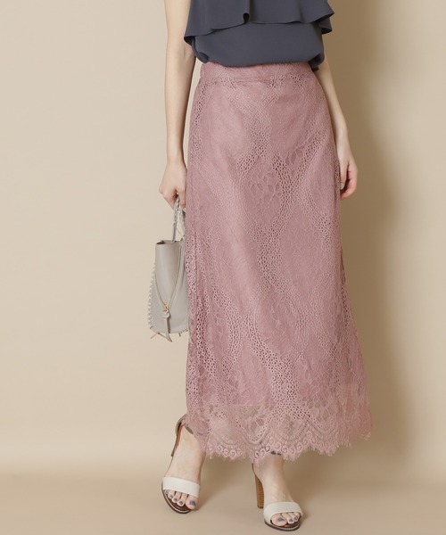 N.（N. Natural Beauty Basic）（エヌエヌナチュラルビューティーベーシック）の「【S Size Line】クロシェレーススカート（スカート・レディース・グレー/ベージュ/ホワイト・MEDIUM/SMALL）」の12枚目の写真