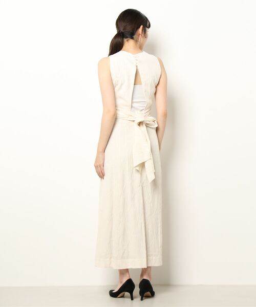 FRAY I.D（フレイアイディー）の「麻混バックリボンドレス（ワンピース・レディース・アイボリー・0）」の15枚目の写真