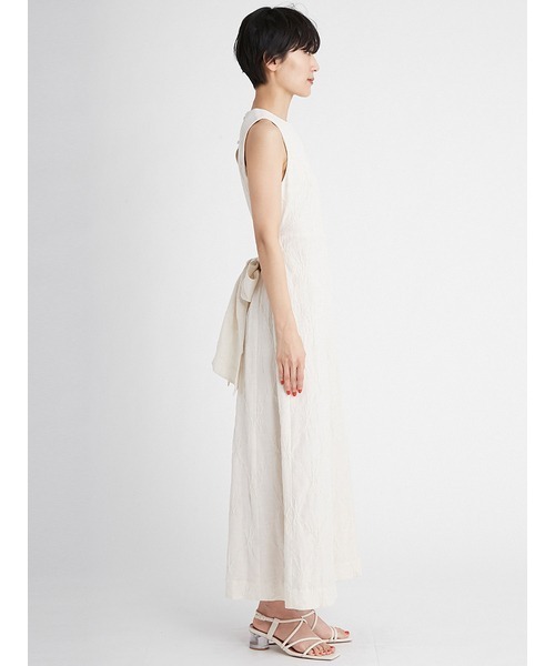 FRAY I.D（フレイアイディー）の「麻混バックリボンドレス（ワンピース・レディース・アイボリー・0）」の7枚目の写真