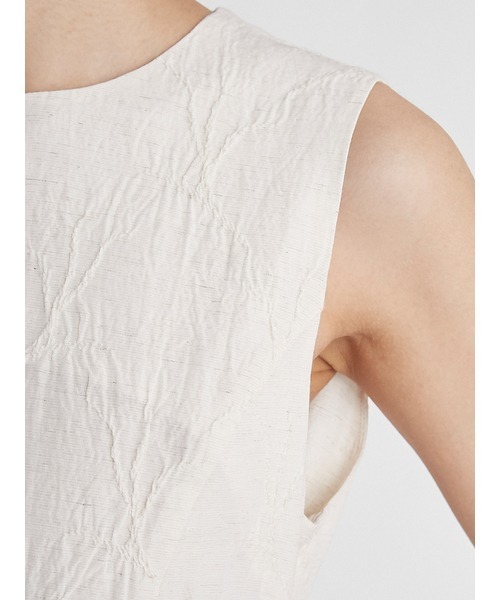 FRAY I.D（フレイアイディー）の「麻混バックリボンドレス（ワンピース・レディース・アイボリー・0）」の9枚目の写真