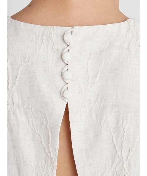 FRAY I.D（フレイアイディー）の「麻混バックリボンドレス（ワンピース・レディース・アイボリー・0）」の11枚目の写真