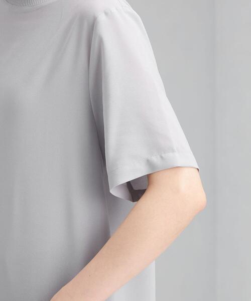 green label relaxing（グリーンレーベルリラクシング）の「FFC シアー ワンピース ＆ カップ キャミ セット（ワンピース・レディース・ライトグレー/ブラック/オリーブ・FREE）」の18枚目の写真