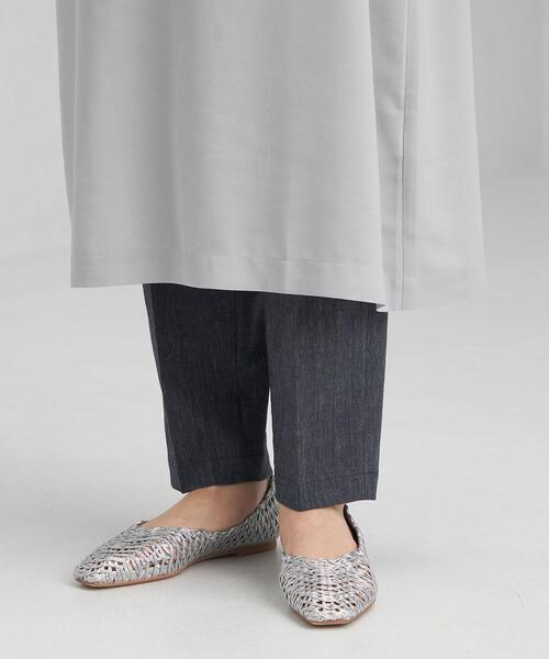 green label relaxing（グリーンレーベルリラクシング）の「FFC シアー ワンピース ＆ カップ キャミ セット（ワンピース・レディース・ライトグレー/ブラック/オリーブ・FREE）」の15枚目の写真