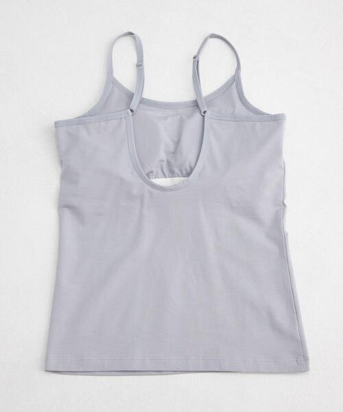 green label relaxing（グリーンレーベルリラクシング）の「FFC シアー ワンピース ＆ カップ キャミ セット（ワンピース・レディース・ライトグレー/ブラック/オリーブ・FREE）」の10枚目の写真