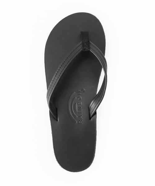 FRAMeWORK（フレームワーク）の「【RAINBOW SANDALS】 SINGLE LAYER LEATHER 1/2◆（サンダル・レディース・ベージュ/ブラック・SMALL/MEDIUM）」の4枚目の写真