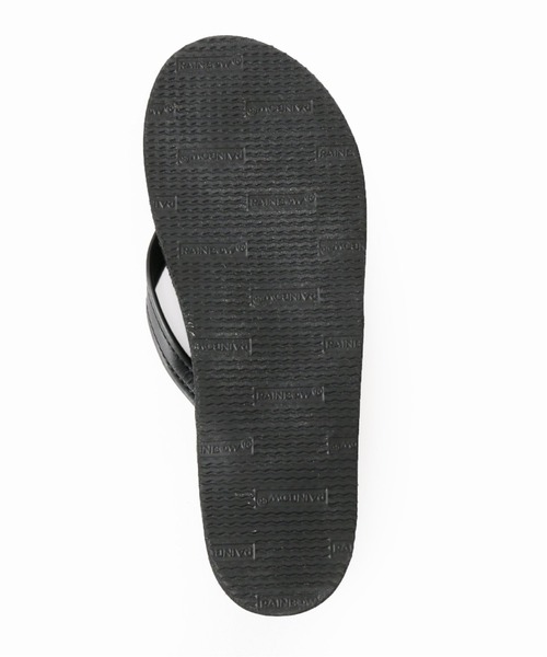 FRAMeWORK（フレームワーク）の「【RAINBOW SANDALS】 SINGLE LAYER LEATHER 1/2◆（サンダル・レディース・ベージュ/ブラック・SMALL/MEDIUM）」の6枚目の写真