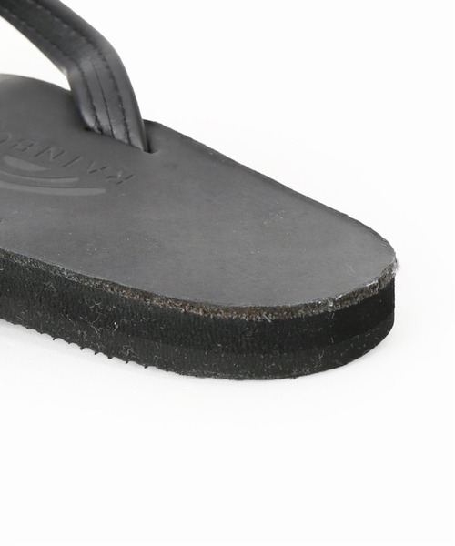 FRAMeWORK（フレームワーク）の「【RAINBOW SANDALS】 SINGLE LAYER LEATHER 1/2◆（サンダル・レディース・ベージュ/ブラック・SMALL/MEDIUM）」の15枚目の写真