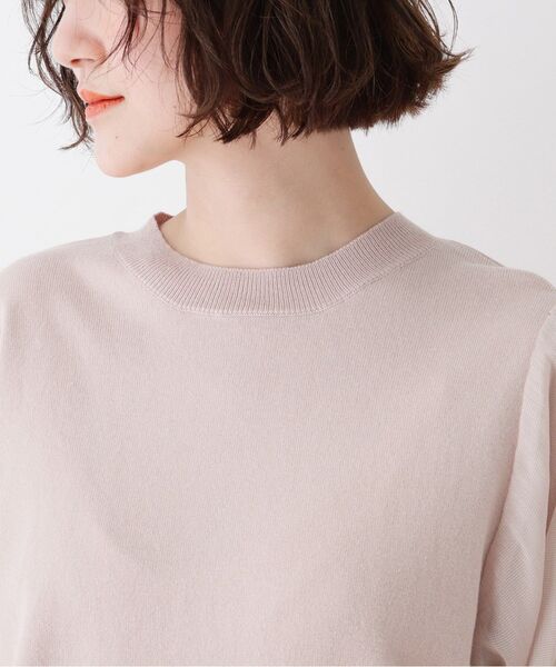 DRESKIP（ドレスキップ）の「◆シアーボリュームスリーブニット（ニット/セーター・レディース・ライトベージュ/ベビーピンク/レモンイエロー/ブラック・04/02/03）」の8枚目の写真