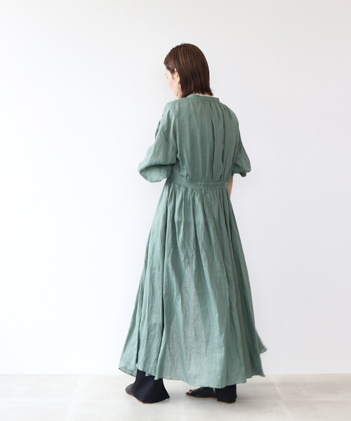スペシャルブランドグッズ セール Ramie Cache Coeur Dress ナチュラルワッシャーリネンカシュクールワンピース ワンピース Dresslave ドレスレイブ のファッション 期間限定値引き Arenatheatre Net