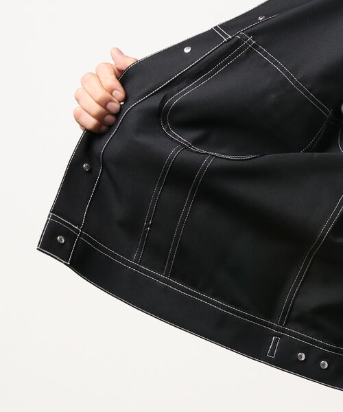 Oriens JOURNAL STANDARD(オリエンス ジャーナルスタンダード)の「color work BZ / カラーワークブルゾン(ブルゾン・メンズ・ホワイト/ブラック/グリーン・MEDIUM/LARGE)」の15枚目の写真
