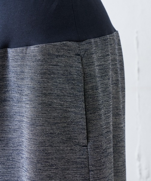 BEARDSLEY（ビアズリー）の「ツイード調ウエストリブパンツ（その他パンツ・レディース・ホワイト/ネイビー・FREE）」の17枚目の写真