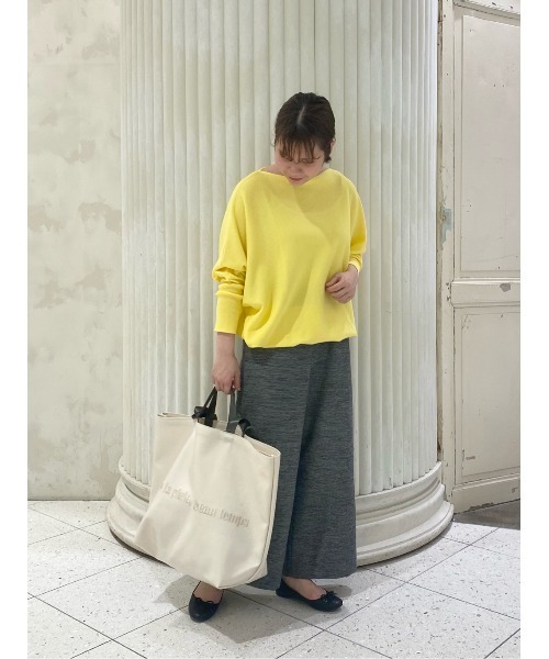 BEARDSLEY（ビアズリー）の「ツイード調ウエストリブパンツ（その他パンツ・レディース・ホワイト/ネイビー・FREE）」の14枚目の写真