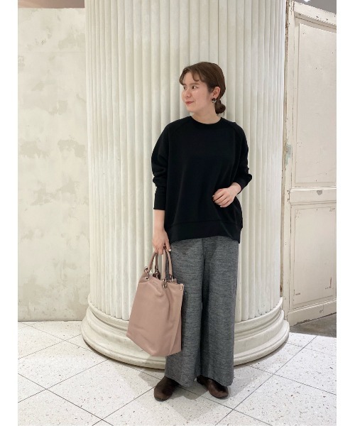 BEARDSLEY（ビアズリー）の「ツイード調ウエストリブパンツ（その他パンツ・レディース・ホワイト/ネイビー・FREE）」の11枚目の写真