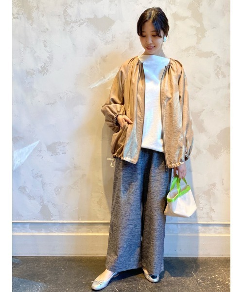 BEARDSLEY（ビアズリー）の「ツイード調ウエストリブパンツ（その他パンツ・レディース・ホワイト/ネイビー・FREE）」の22枚目の写真