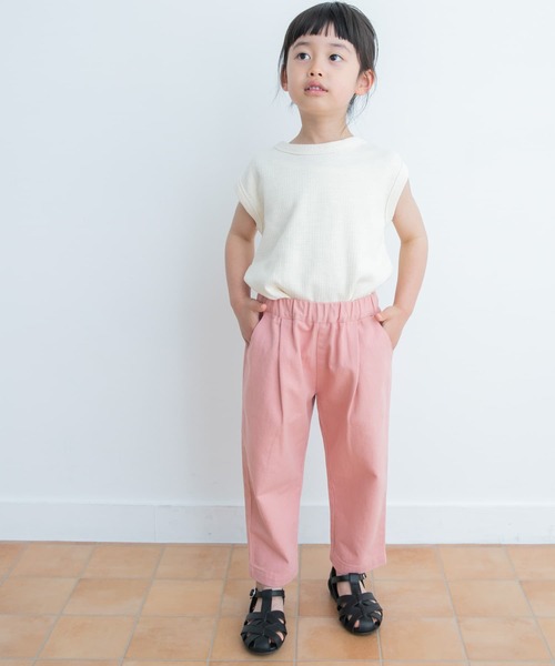 FORK&SPOON（フォークアンドスプーン）の「FORK&SPOON　ストライプサーマル2WAYカットソー(KIDS)（Tシャツ/カットソー・キッズ・オフホワイト/ブルー・105/135/120/90）」の3枚目の写真