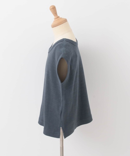 FORK&SPOON（フォークアンドスプーン）の「FORK&SPOON　ストライプサーマル2WAYカットソー(KIDS)（Tシャツ/カットソー・キッズ・オフホワイト/ブルー・105/135/120/90）」の13枚目の写真