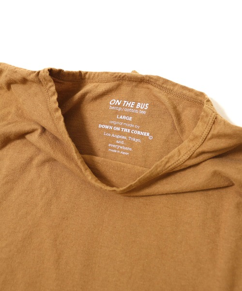 DOWN ON THE CORNER（ダウンオンザコーナー）の「S/S HEMP COTTON TEE SZ SOLID /ショートスリーブ ヘンプ コットン T SZ ソリッド（Tシャツ/カットソー・メンズ・ホワイト/ブラック/ネイビー/ベージュ系その他/ライトブルー/ライトピンク/ブルー系その他/ターコイズブルー/チャコールグレー/モーブ系/ライトグリーン・X-LARGE/MEDIUM/SMALL/LARGE）」の15枚目の写真