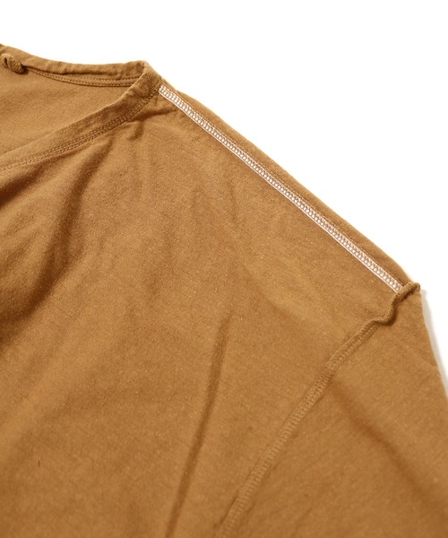 DOWN ON THE CORNER（ダウンオンザコーナー）の「S/S HEMP COTTON TEE SZ SOLID /ショートスリーブ ヘンプ コットン T SZ ソリッド（Tシャツ/カットソー・メンズ・ホワイト/ブラック/ネイビー/ベージュ系その他/ライトブルー/ライトピンク/ブルー系その他/ターコイズブルー/チャコールグレー/モーブ系/ライトグリーン・X-LARGE/MEDIUM/SMALL/LARGE）」の17枚目の写真