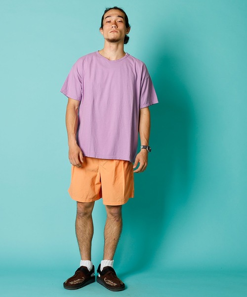 DOWN ON THE CORNER（ダウンオンザコーナー）の「S/S HEMP COTTON TEE SZ SOLID /ショートスリーブ ヘンプ コットン T SZ ソリッド（Tシャツ/カットソー・メンズ・ホワイト/ブラック/ネイビー/ベージュ系その他/ライトブルー/ライトピンク/ブルー系その他/ターコイズブルー/チャコールグレー/モーブ系/ライトグリーン・X-LARGE/MEDIUM/SMALL/LARGE）」の21枚目の写真