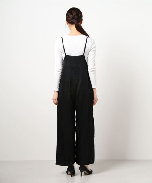 clear(クリア)の「レースアップサロペット(サロペット/オーバーオール・レディース・ブラック/マスタード/モカ/アイボリー・F)」の13枚目の写真