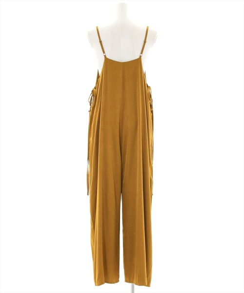 clear(クリア)の「レースアップサロペット(サロペット/オーバーオール・レディース・ブラック/マスタード/モカ/アイボリー・F)」の8枚目の写真