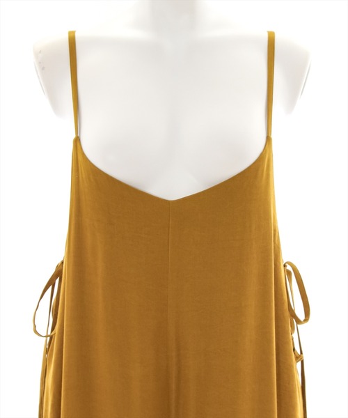 clear(クリア)の「レースアップサロペット(サロペット/オーバーオール・レディース・ブラック/マスタード/モカ/アイボリー・F)」の9枚目の写真