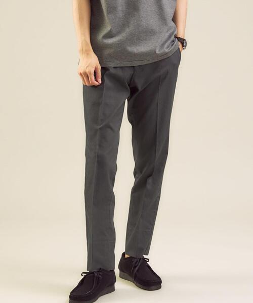 green label relaxing（グリーンレーベルリラクシング）の「＜ 機能 / 洗濯機洗い可 ＞ TC デニムライク マジコンフォート スリム NP スラックス ＃（スラックス・メンズ・ロイヤルブルー/ダークグレー/ネイビー・X-SMALL/LARGE/SMALL/MEDIUM/X-LARGE）」の2枚目の写真