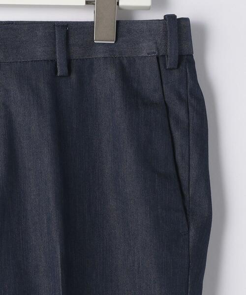 green label relaxing（グリーンレーベルリラクシング）の「＜ 機能 / 洗濯機洗い可 ＞ TC デニムライク マジコンフォート スリム NP スラックス ＃（スラックス・メンズ・ロイヤルブルー/ダークグレー/ネイビー・X-SMALL/LARGE/SMALL/MEDIUM/X-LARGE）」の15枚目の写真