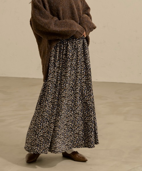 Ambre Neige（アンブルネージュ）の「アソートフレアスカート／【WEB/EC限定商品】（スカート・レディース・ブラック/グリーン/モカ・FREE）」の2枚目の写真
